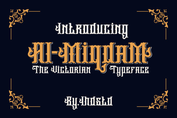 Almiqdam: A Bold Blackletter for Creative Projects