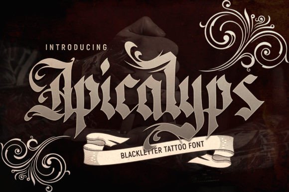 Apicalyps: A Bold Blackletter for Branding