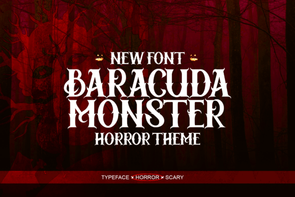 Baracuda Monster Font for Business