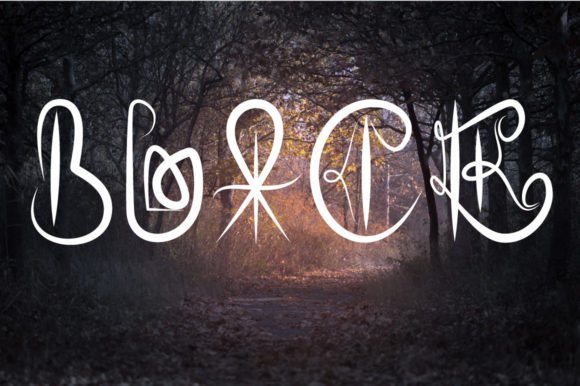 Black Tree Font: Bold & Elegant