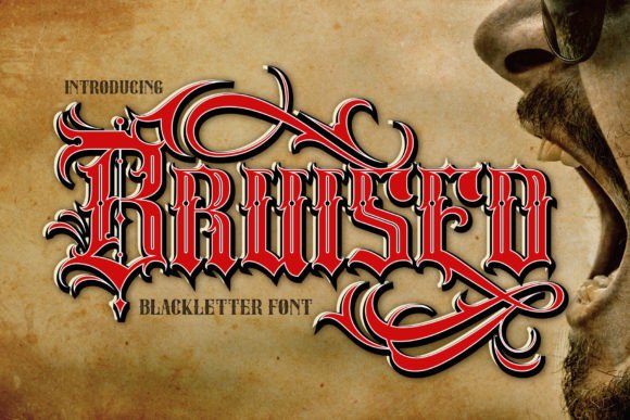 Bruised Font: Bold & Eye-Catching