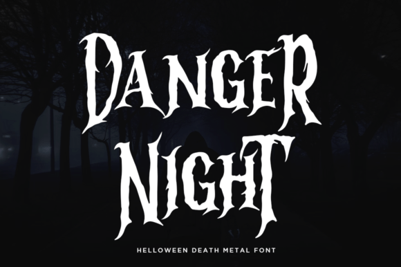Danger Night Font for Bold Design