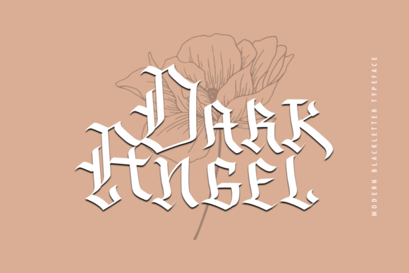 Dark Angel: A Bold Font for Creative Projects