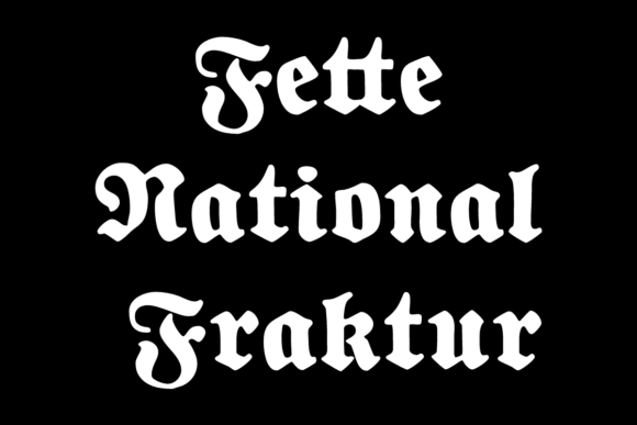 Fette National Fraktur Font Review