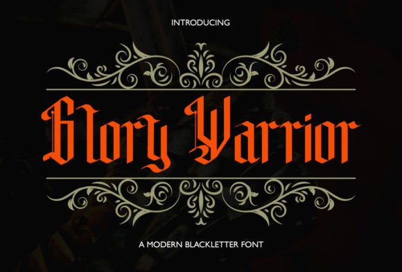 Glory Warrior Font for Business