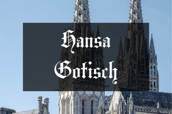 Hansa Gotisch: A Gothic Typeface for Editorial Design