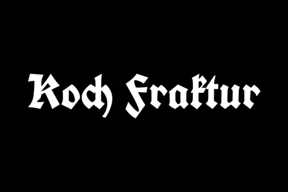 Koch Fraktur: A Bold, Historic Typeface