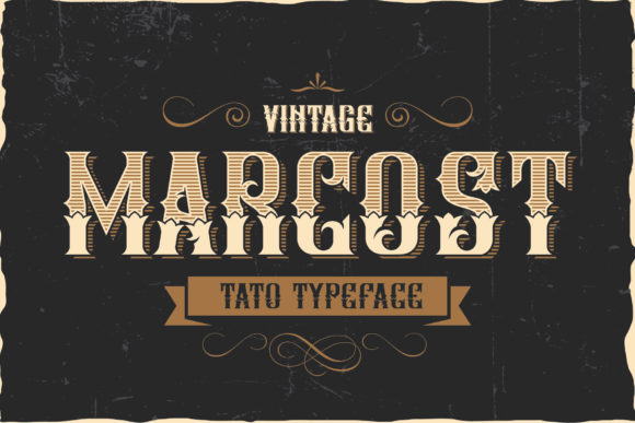 Marcost: A Bold Blackletter Font
