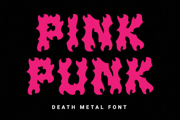 Pink Punk Font: Spooky Style for Digital Marketing
