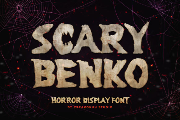 Scary Benko Font for Web Design