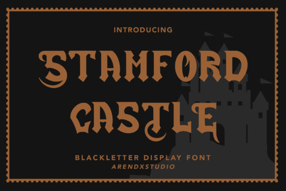 Stamford Castle Font for Creative Projects