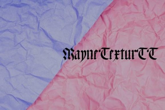Typography with Character: Meyne Textur