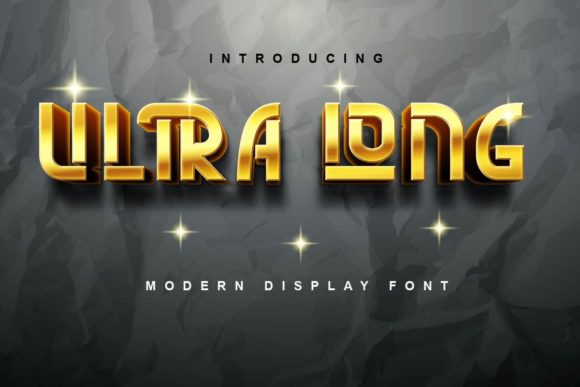Ultra Long Font for Creative Makers