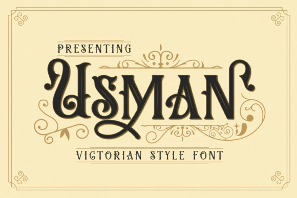 Usman Font: Gothic Style for Creative Projects